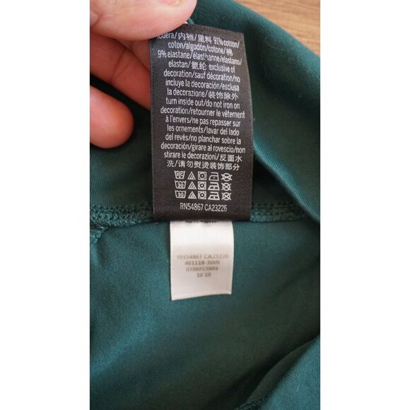 PINK Victoria's Secret Ultimate Legging Green / Black Ankle Length - Size M - Picture 9 of 16